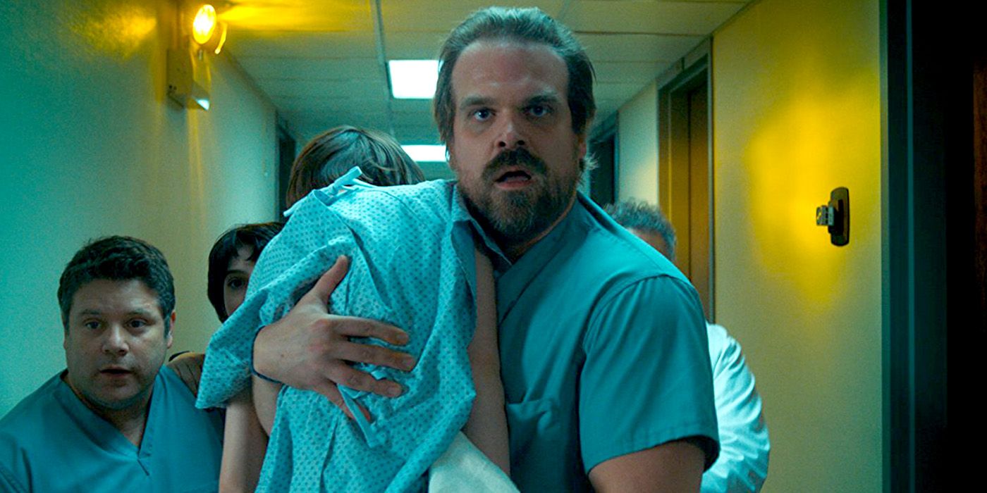 David Harbour as Police Chief Jim Hopper in Stranger Things