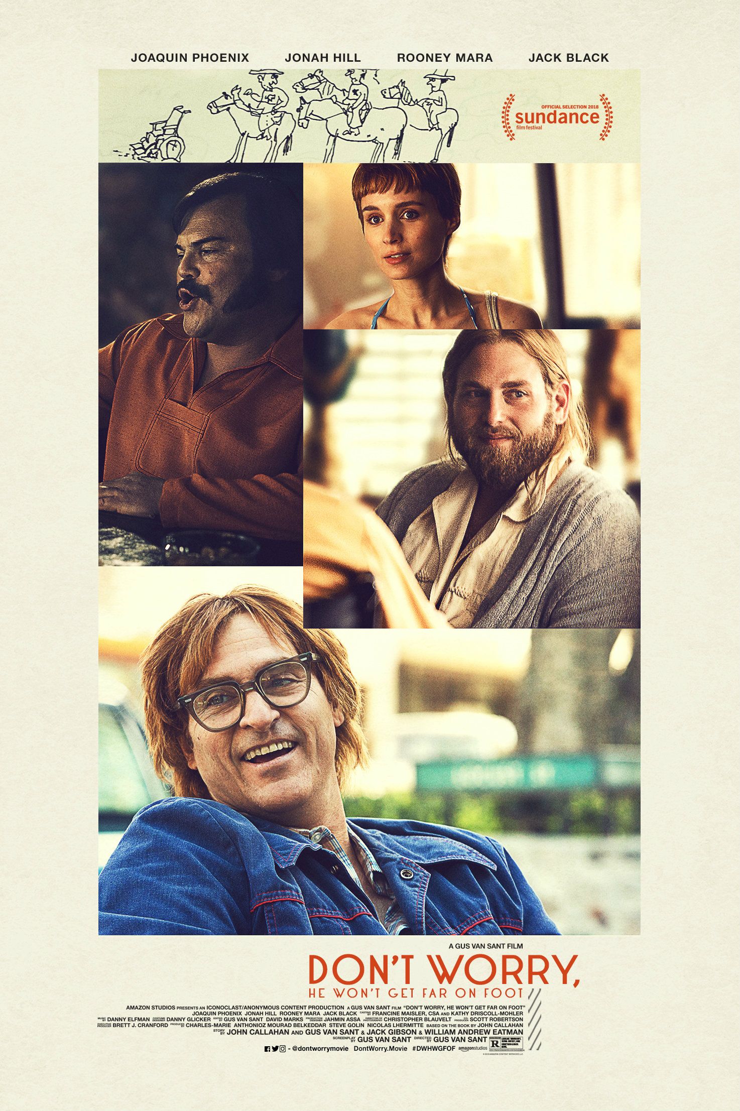 Don&rsquo;t Worry, He Won&rsquo;t Get Far On Foot Poster