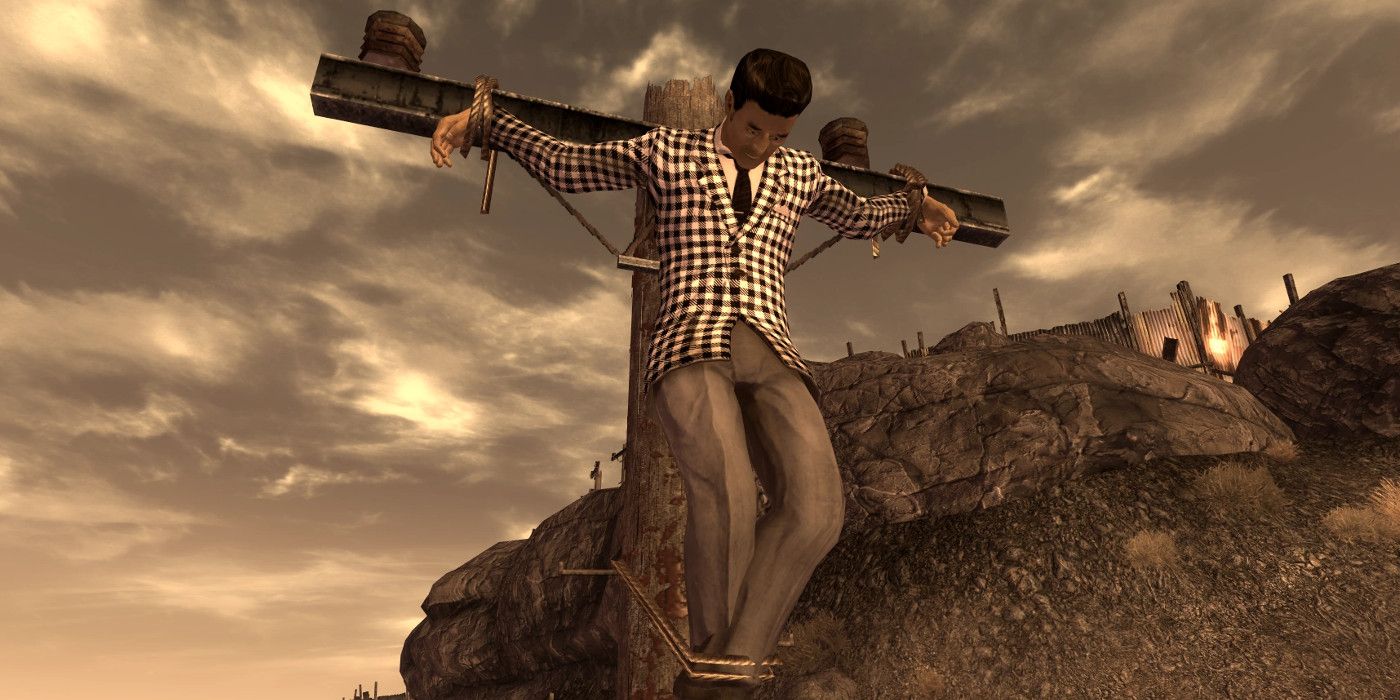 Fallout New Vegas Benny crucificado