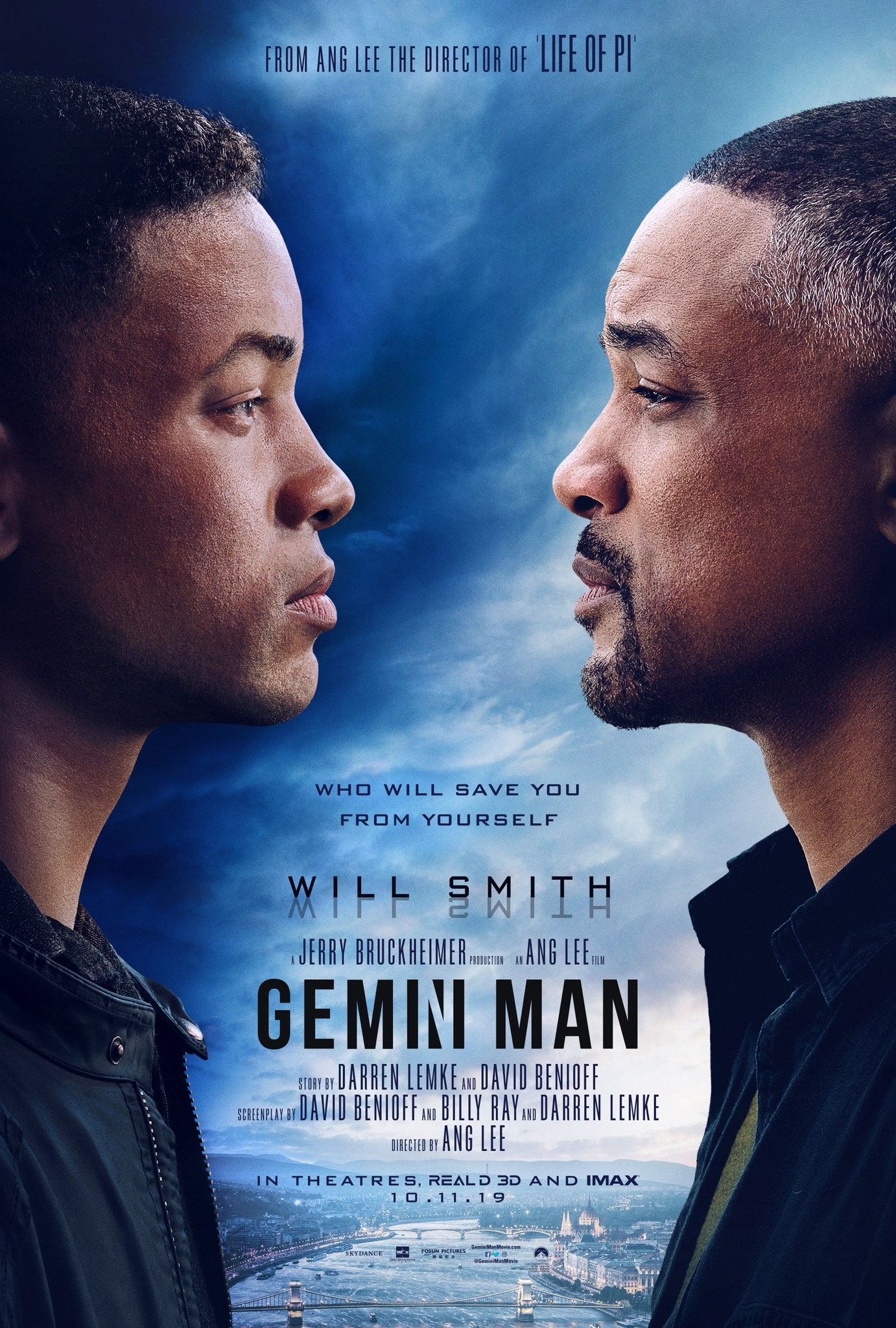 Gemini Man Poster with Will Smith