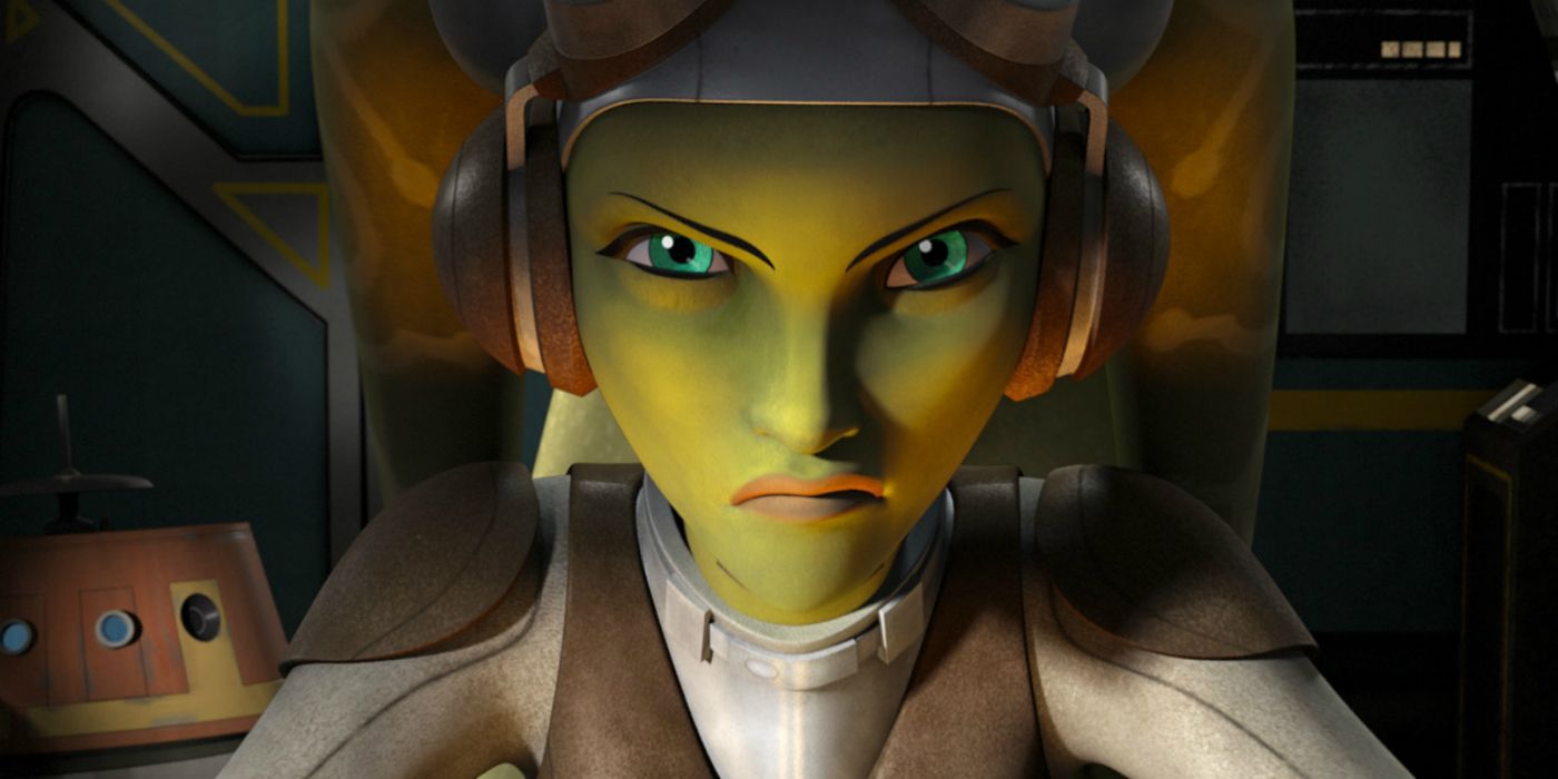 Hera looking angry in Star Wars Rebels