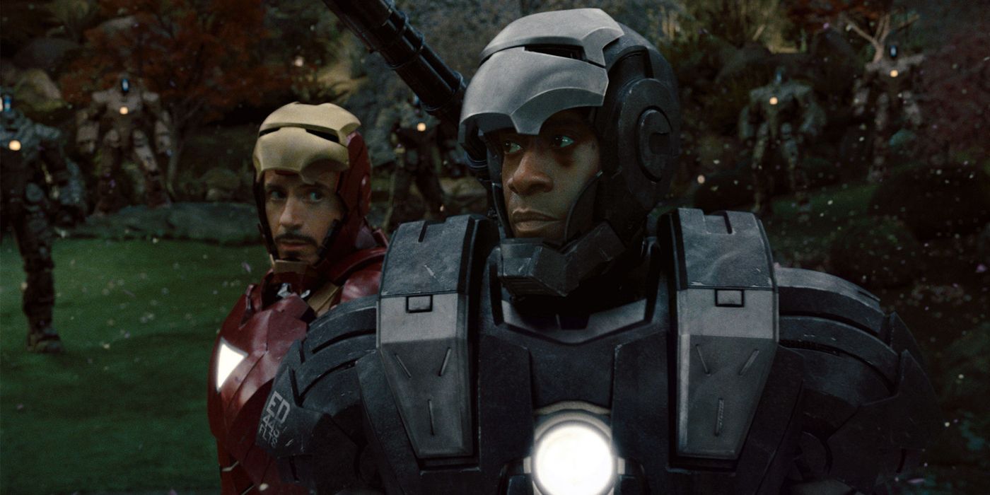 Iron Man and War Machine in Iron Man 2
