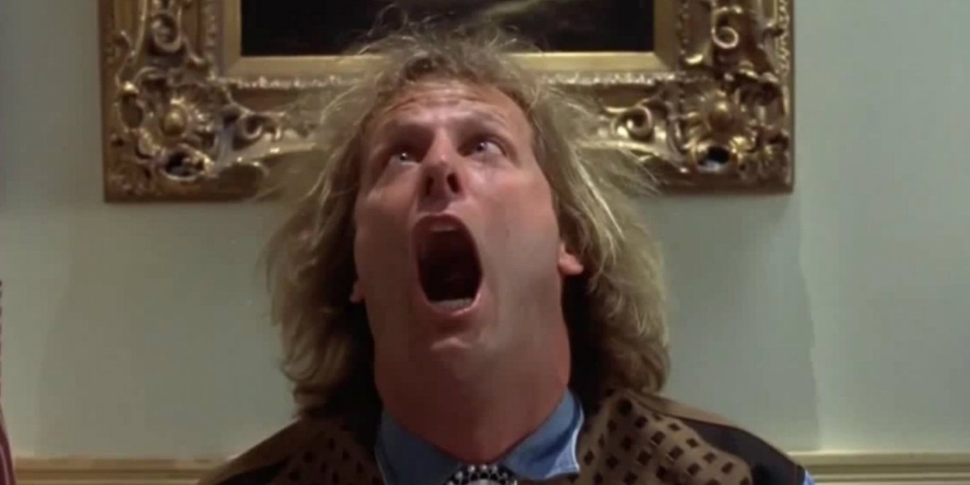 Jeff Daniels as Harry on the toilet in Dumb and Dumber