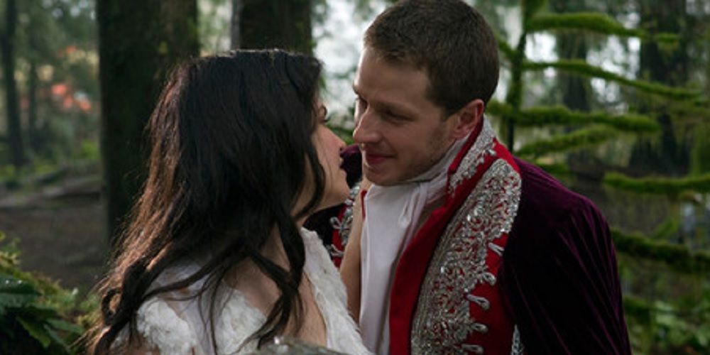 Josh Dallas and Ginnifer Goodwin as Prince Charming and Snow White in Once Upon A Time