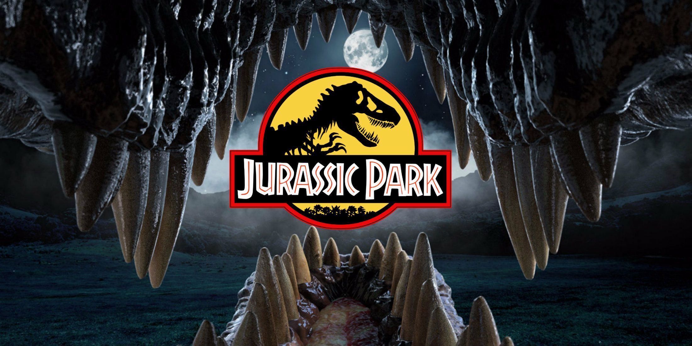 Jurassic World and Jurassic Park logo