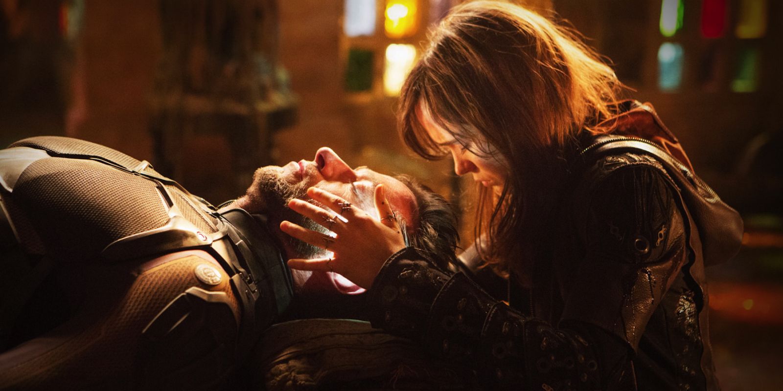 Elliot Page as Kitty Pryde transferring Wolverine's consciousness in X-Men: Days of Future Past