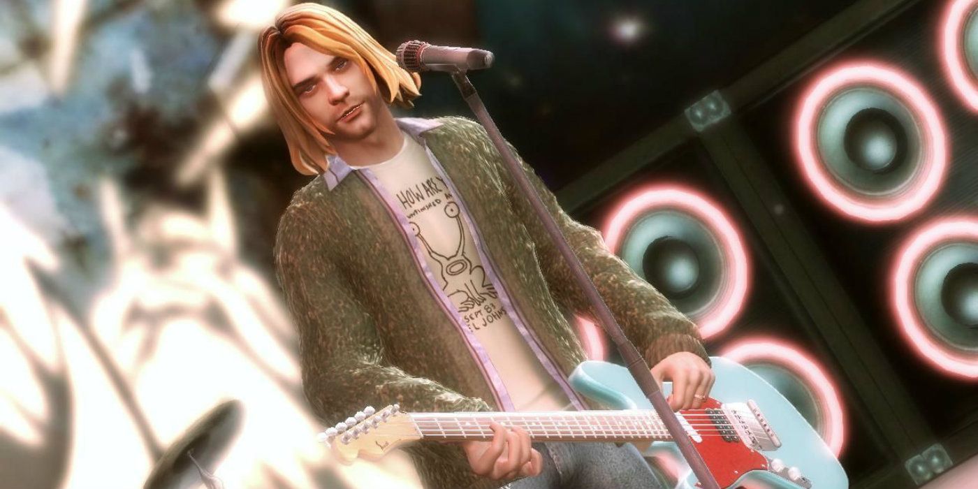 Kurt Cobain in Guitar Hero 5