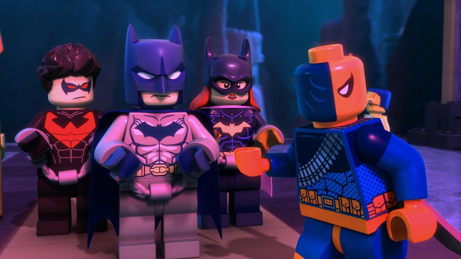 Lego Justice League Gotham City Breakout Bat Family and Deathstroke