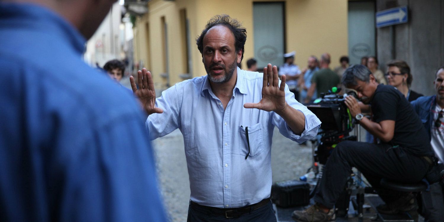 Luca Guadagnino directing Call Me By Your Name