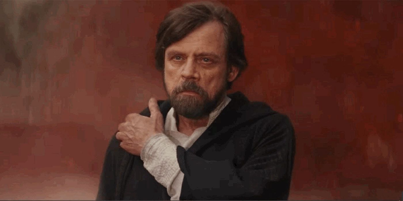 Luke Skywalker faces down the First Order in Star Wars The Last Jedi