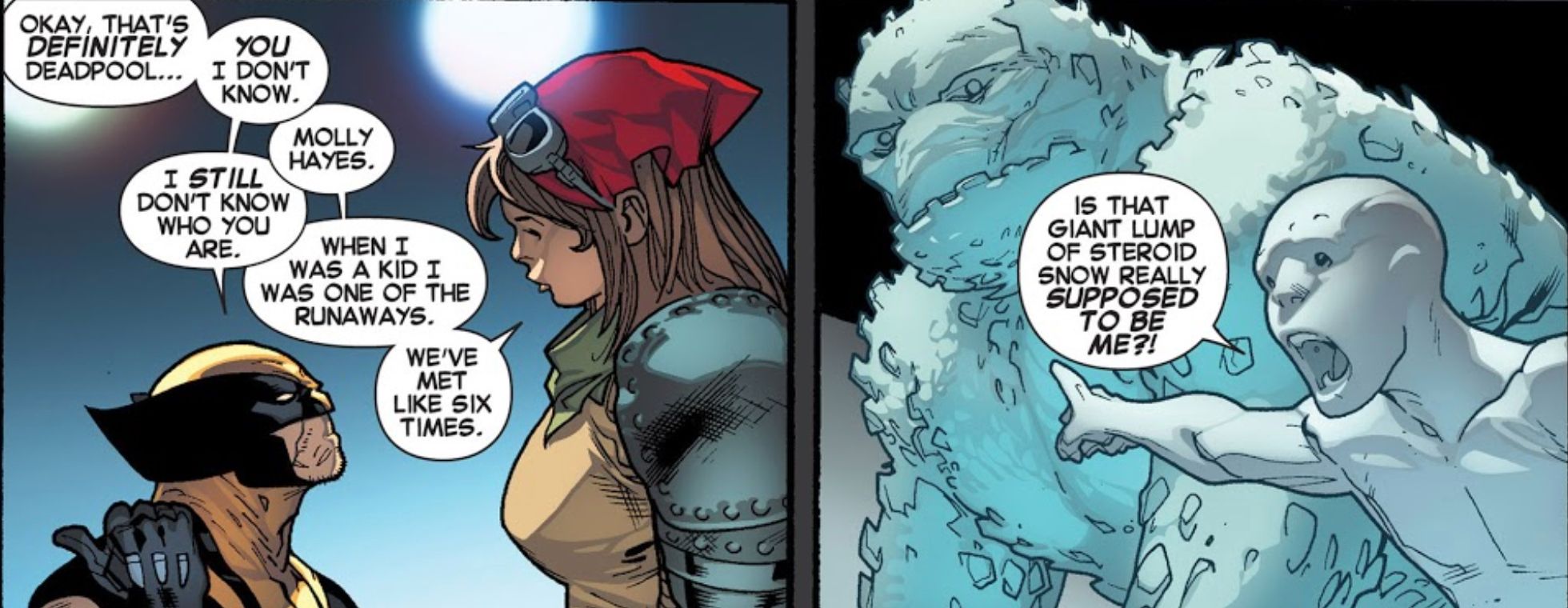Molly Hayes as an Imposter X-Men from the future in Battle of the Atom