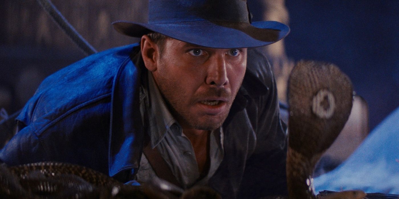Indiana Jones faces a Cobra in Raiders of the Lost Ark