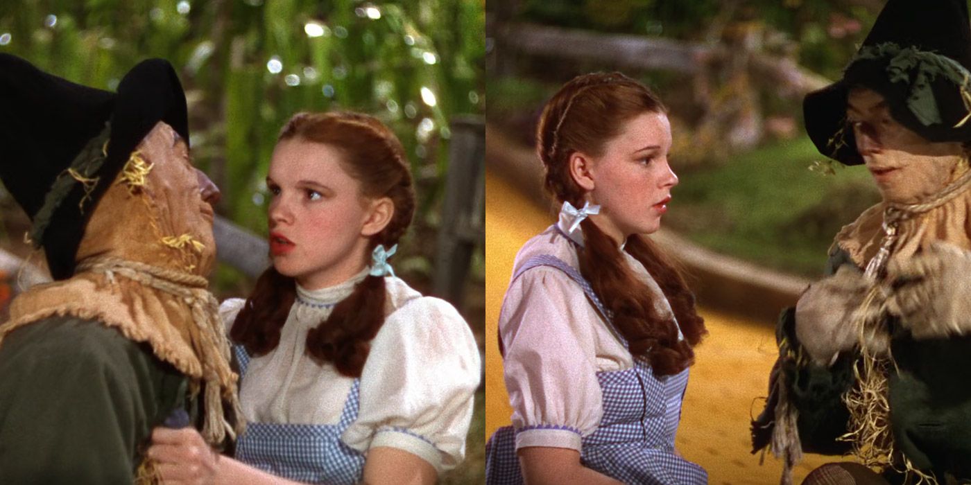 Dorothy and the Scarecrow from The Wizard of Oz