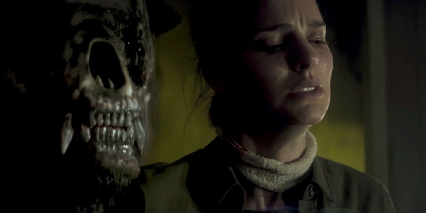 Natalie Portman faces a monster in Annihilation