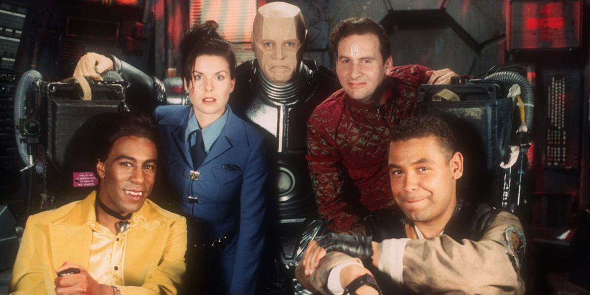The cast of Red Dwarf in Season 8