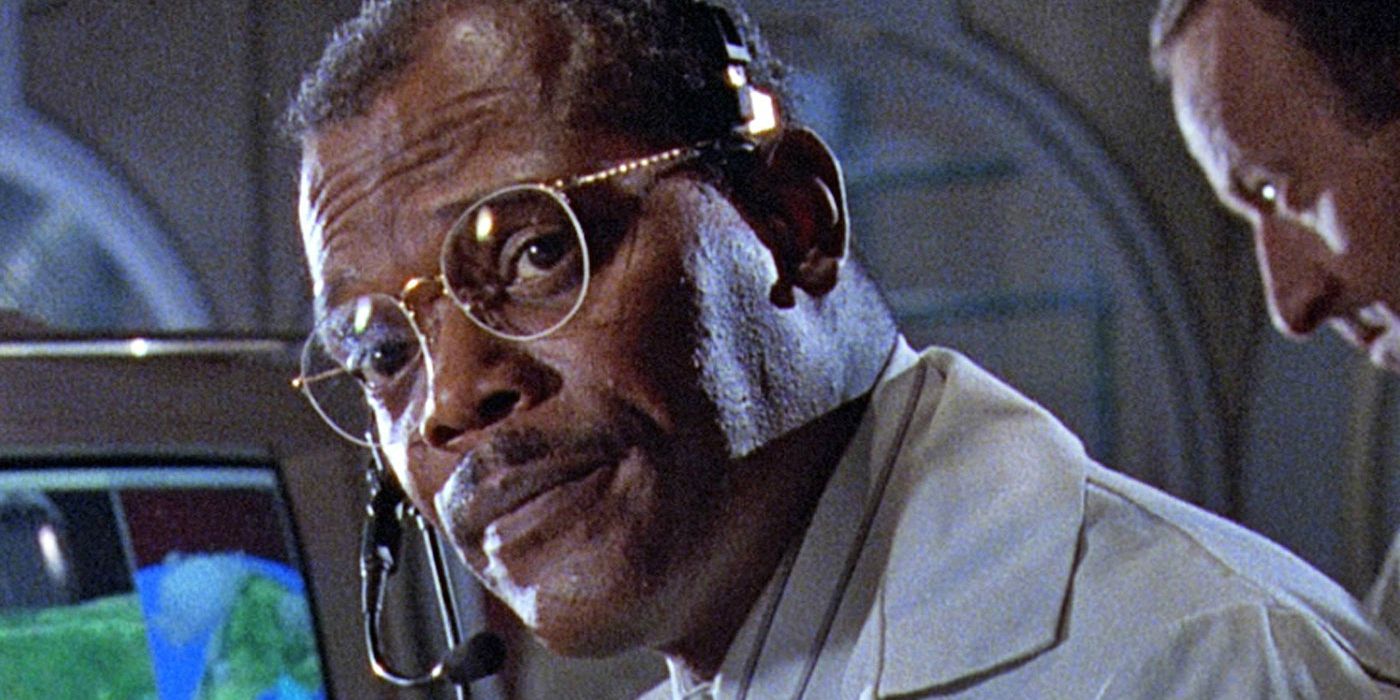 Samuel L. Jackson as Dr. Arnold in Jurassic Park