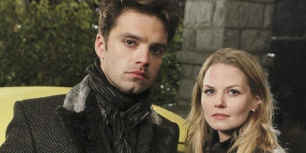 Sebastian Stan and Jennifer Morrison as Jefferson The Mad Hatter and Emma Swan in Once Upon A Time