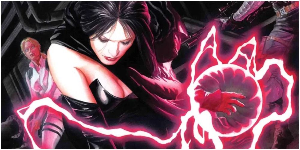 Selene attacks in X-Men comics.