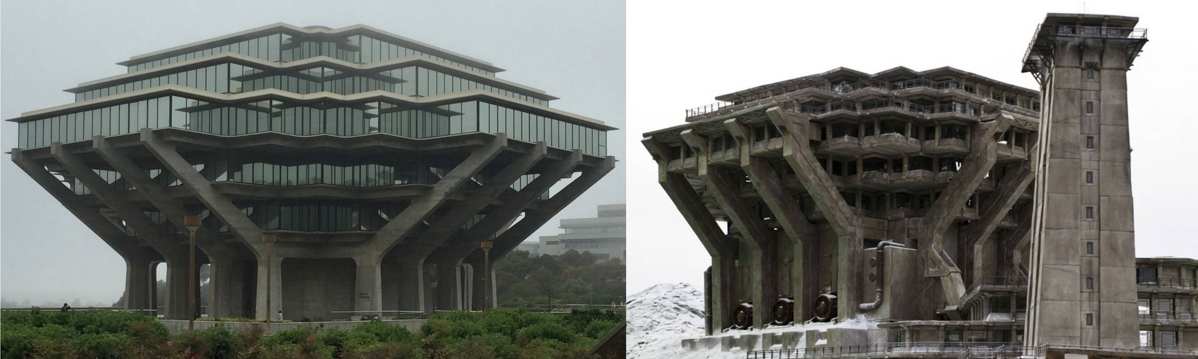 Snow Fortress Library Inception
