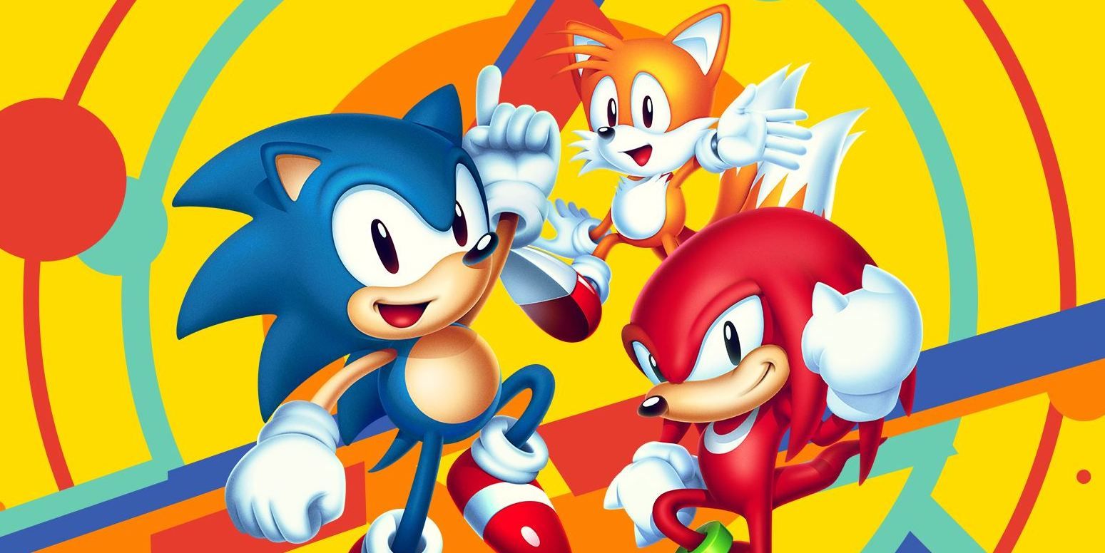 Sonic Tails and Knuckles in Sonic Mania