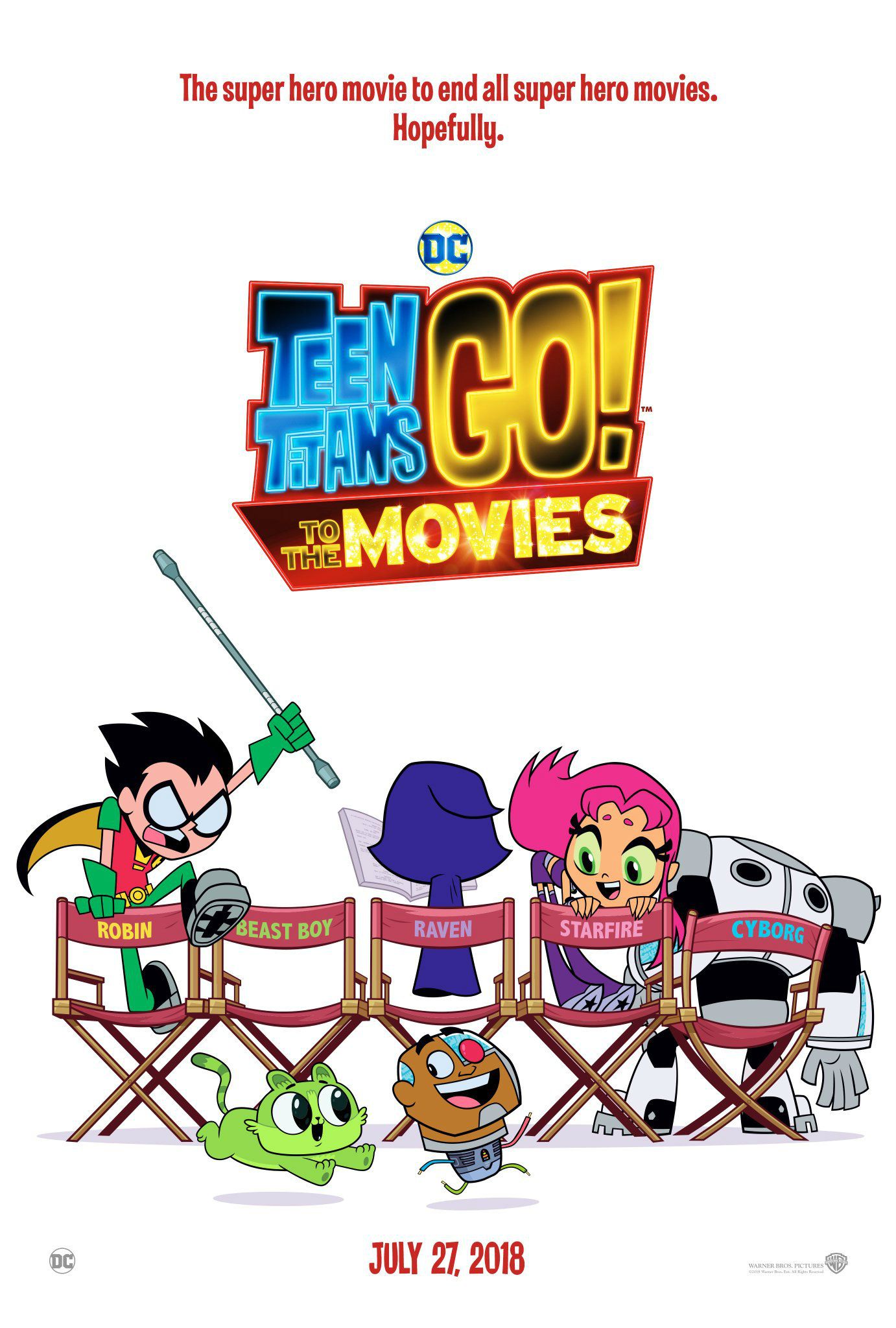 Teen Titans GO To The Movies Poster