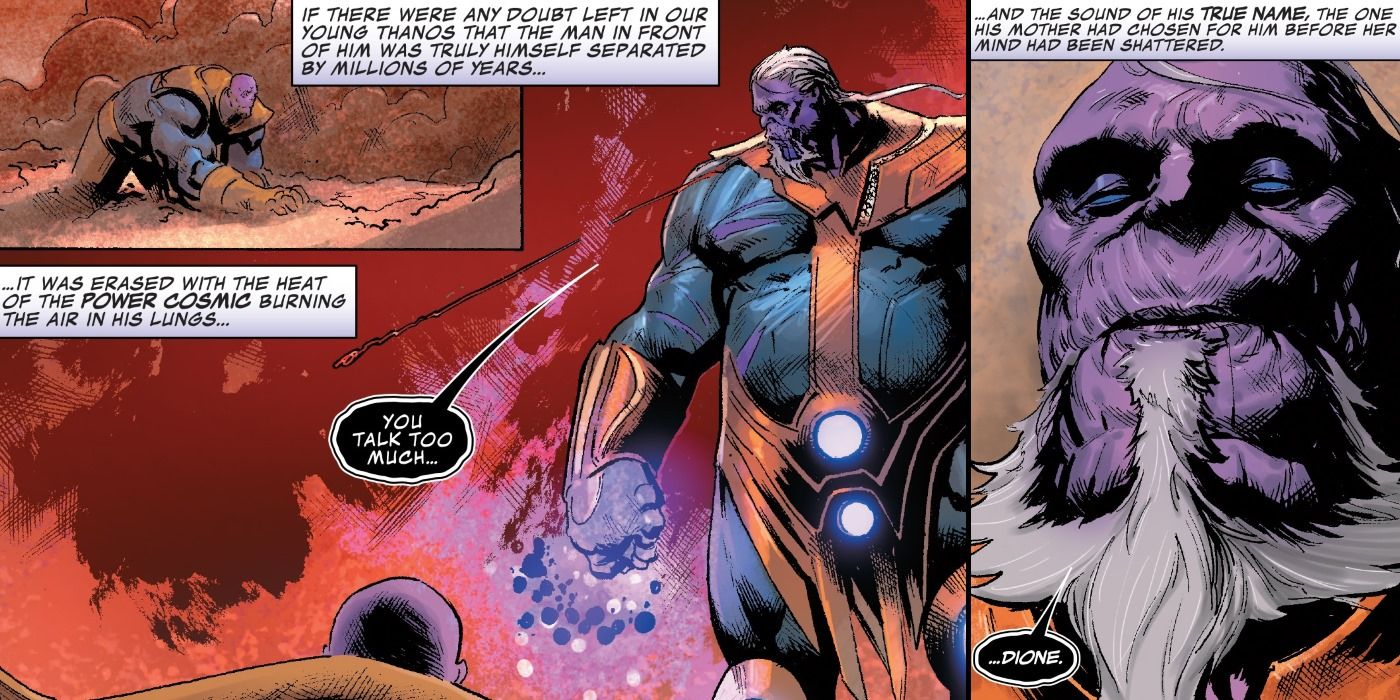 Thanos's real name is revealed in Marvel Comics