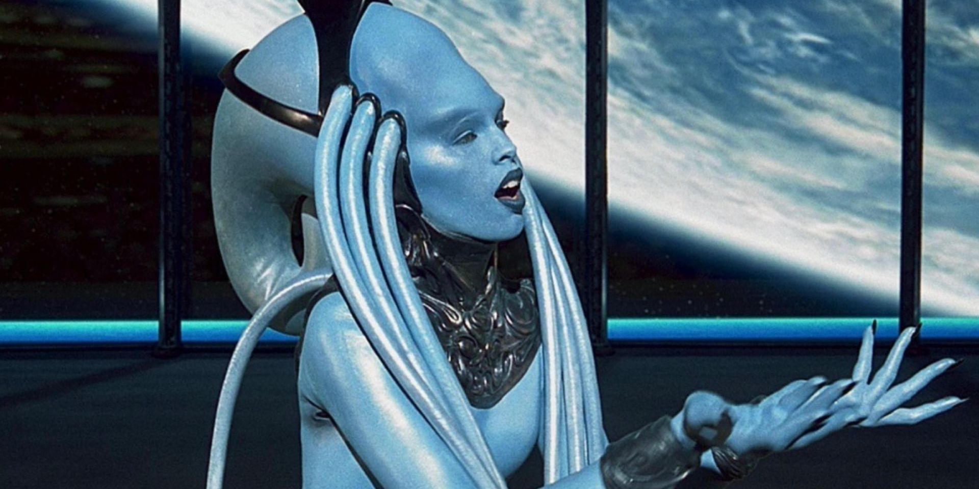 The diva performs her aria in The Fifth Element