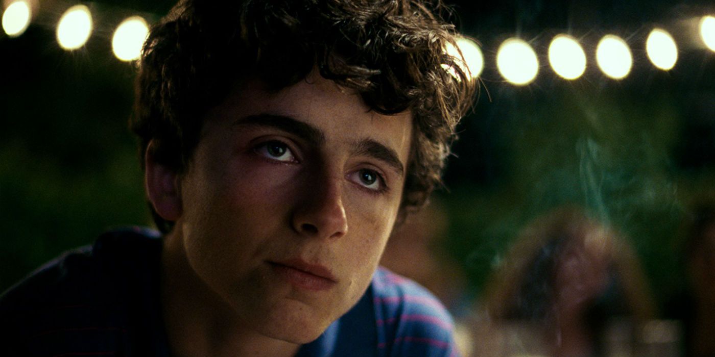 Elio looking sad in Call Me by Your Name,
