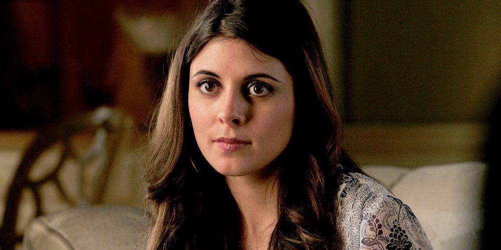 Meadow Soprano looking intently in The Sopranos.