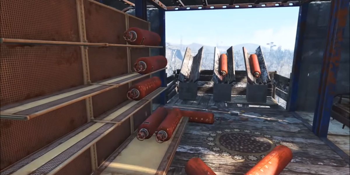 The unmarked Rocket Shed in Fallout 4