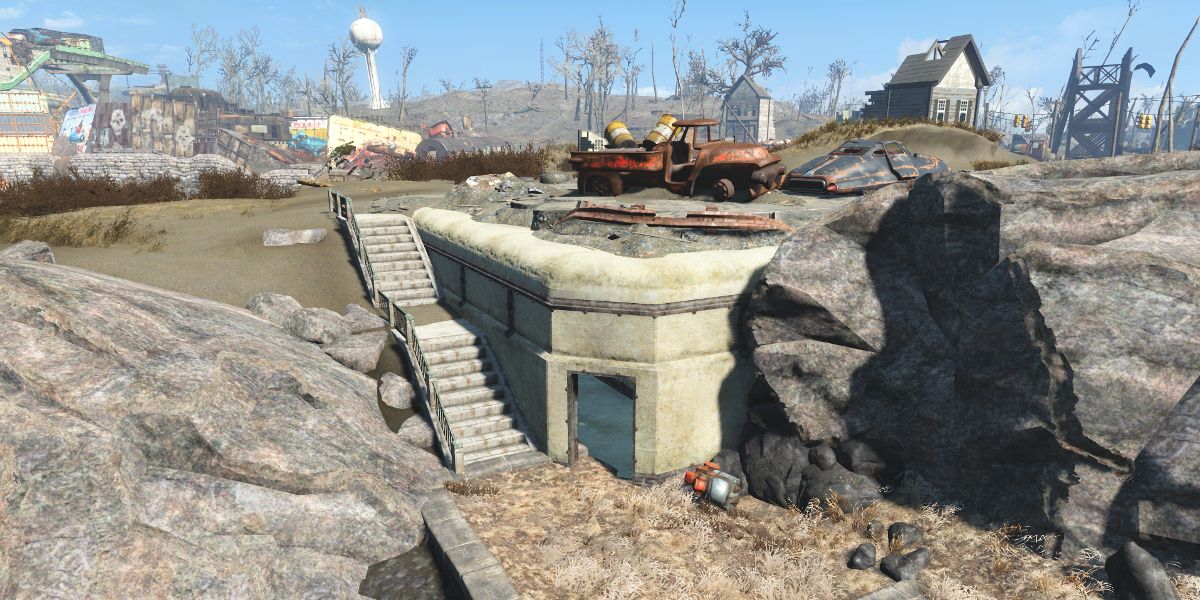 The unmarked Vitale pumphouse in Fallout 4