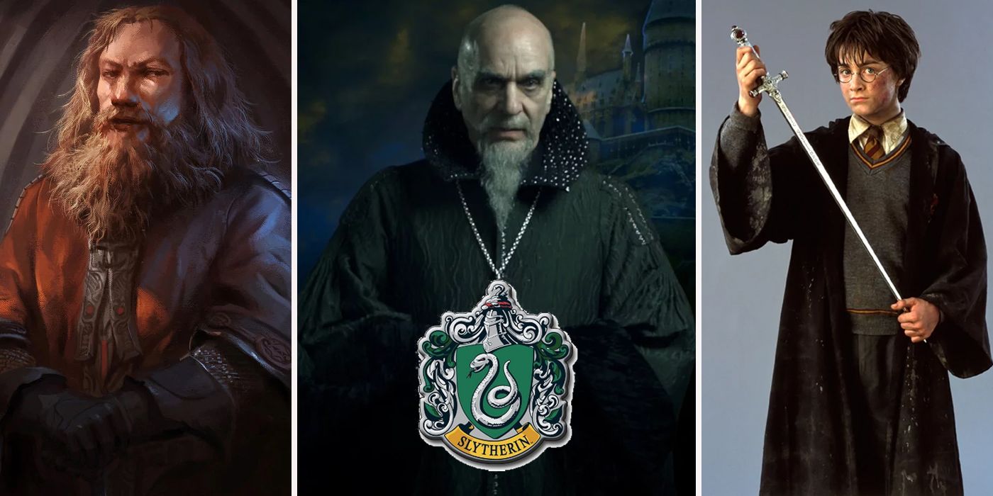 Hogwarts founders - Harry Potter, Helga Hufflepuff, Godric …