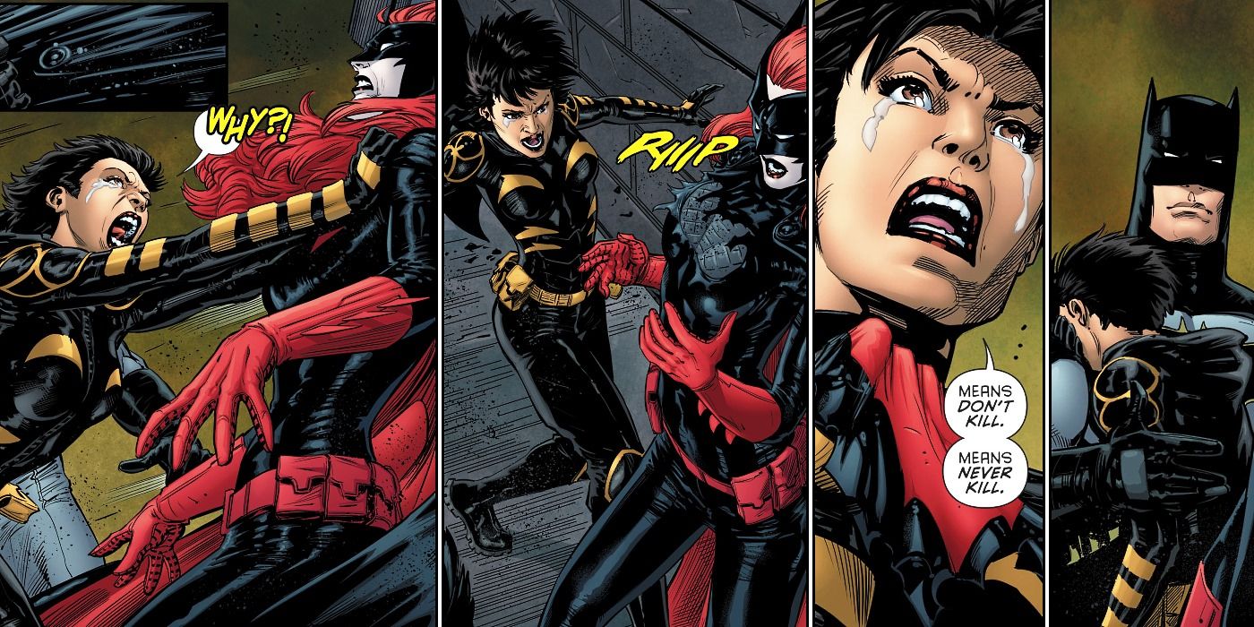 Batwoman Kills Clayface Cassandra Comic