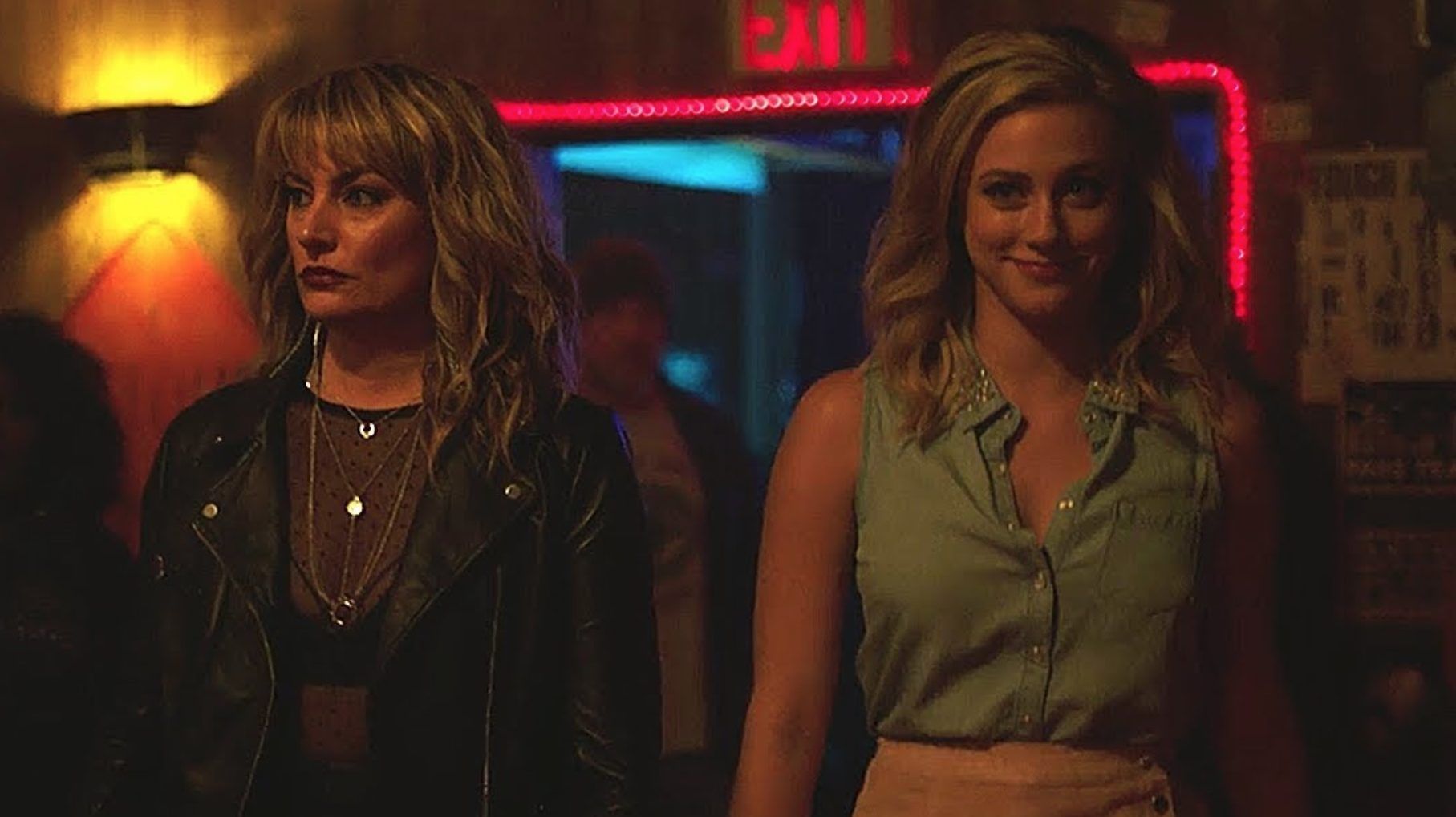 Betty Cooper And Her Mother At A Serpent Party In Riverdale S2E08