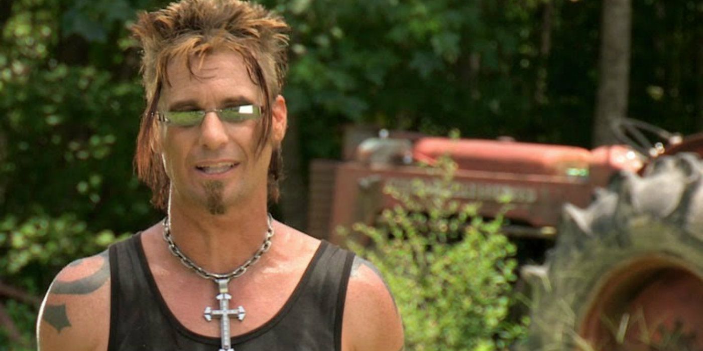 Billy with tractor Billy the Exterminator