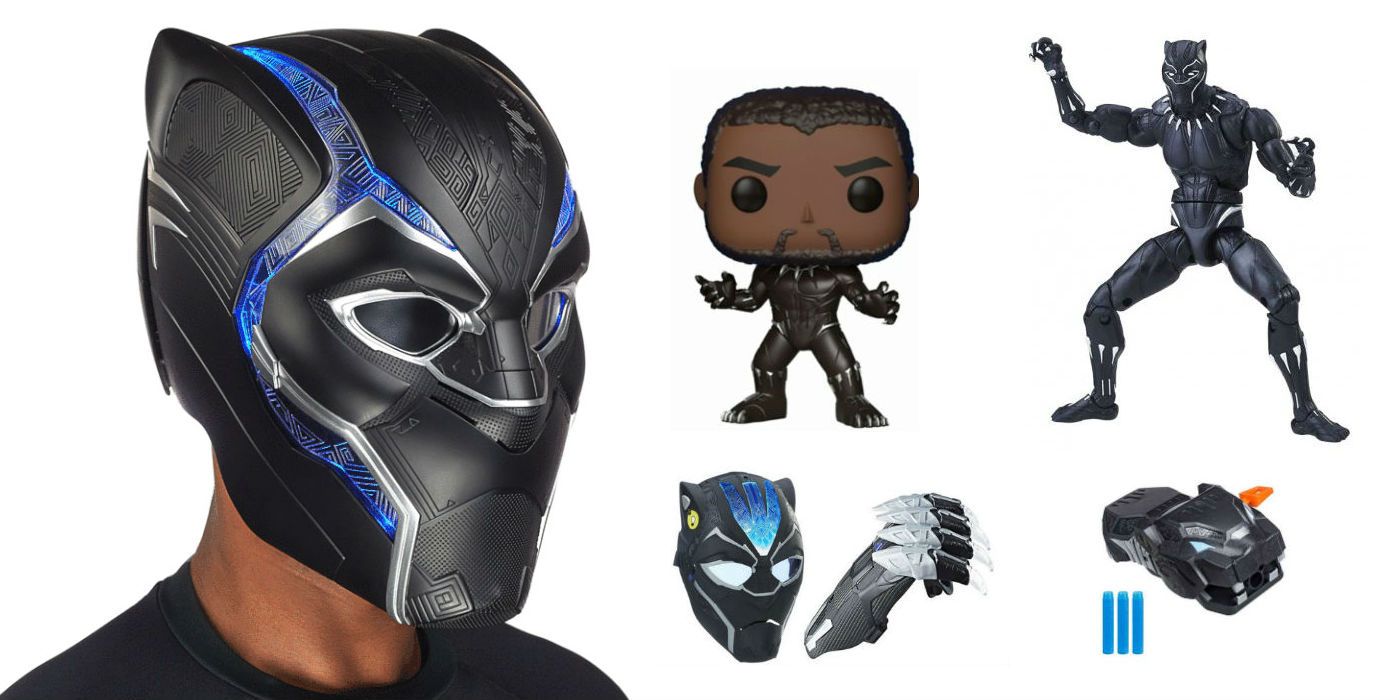 Black Panther merchandise (photos: Hasbro, Funko)