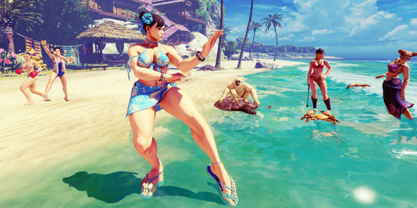 Chun-Li Street Fighter V bikini outfit