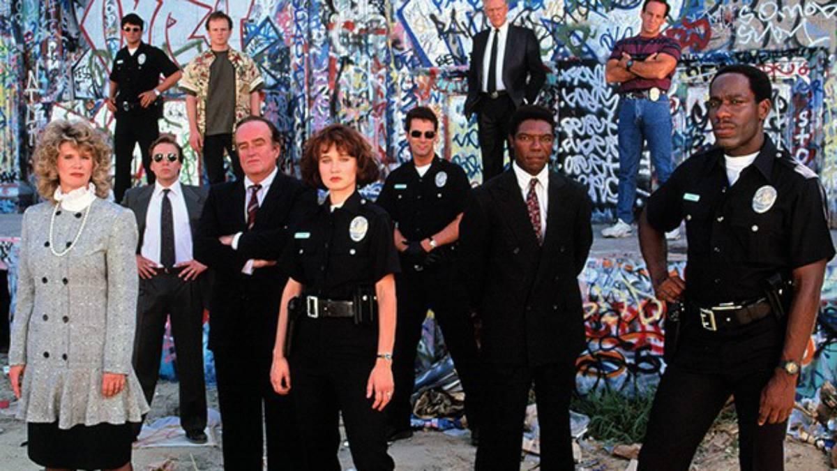 The cast of Cop Rock