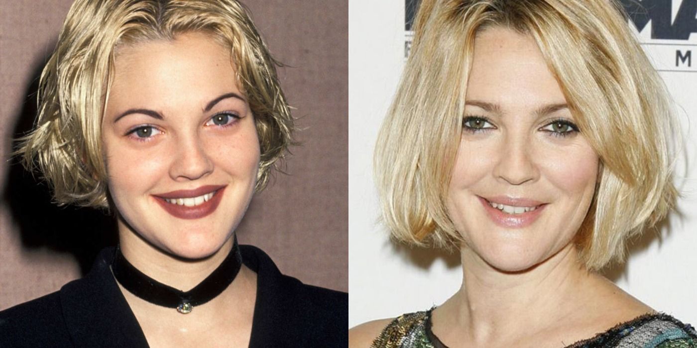 Drew Barrymore Then and Now