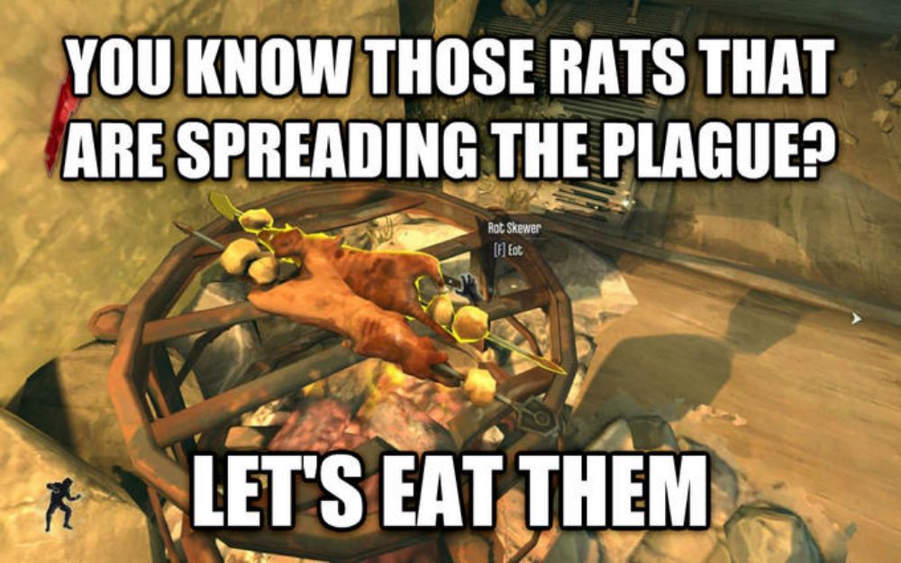 Fallout Eating Plague Rats
