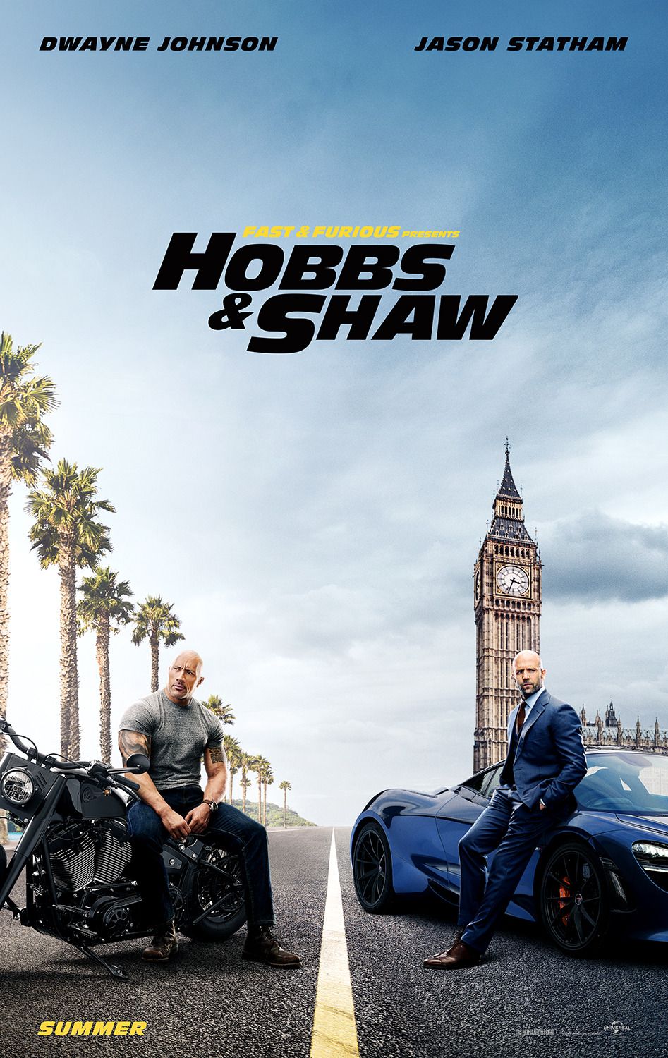 Hobbs Shaw movie poster