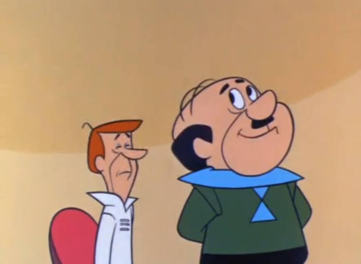 Os Jetsons já teve situação de assédio envolvendo adolescente 4 George e Spacely em Os Jetsons (Reprodução)