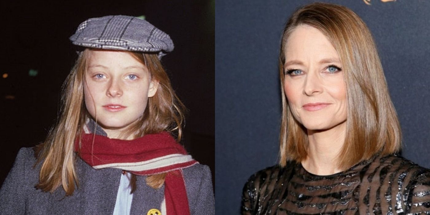 Jodie Foster Then and Now
