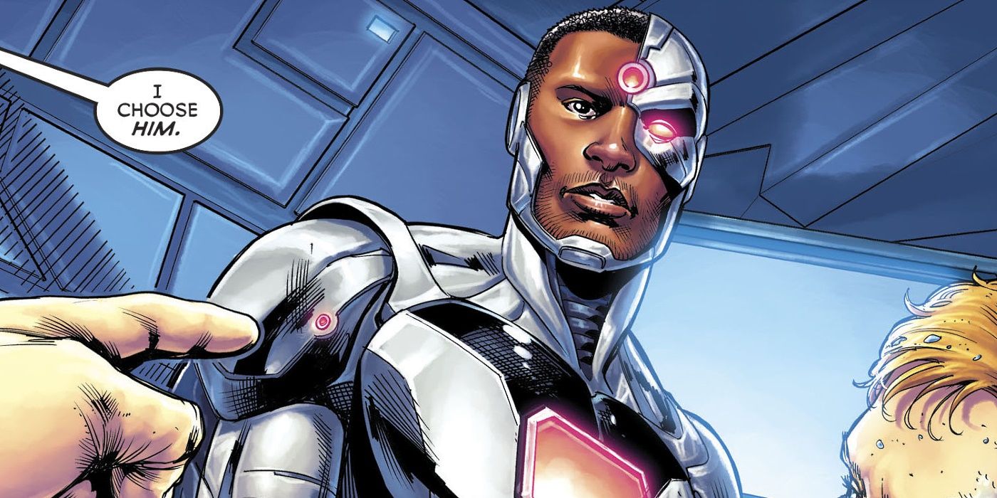 Cyborg is named leader of Justice League.