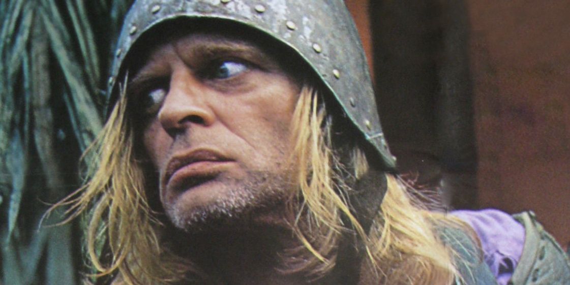 Aguirre Wrath of God main characetr stares worridly offscreen