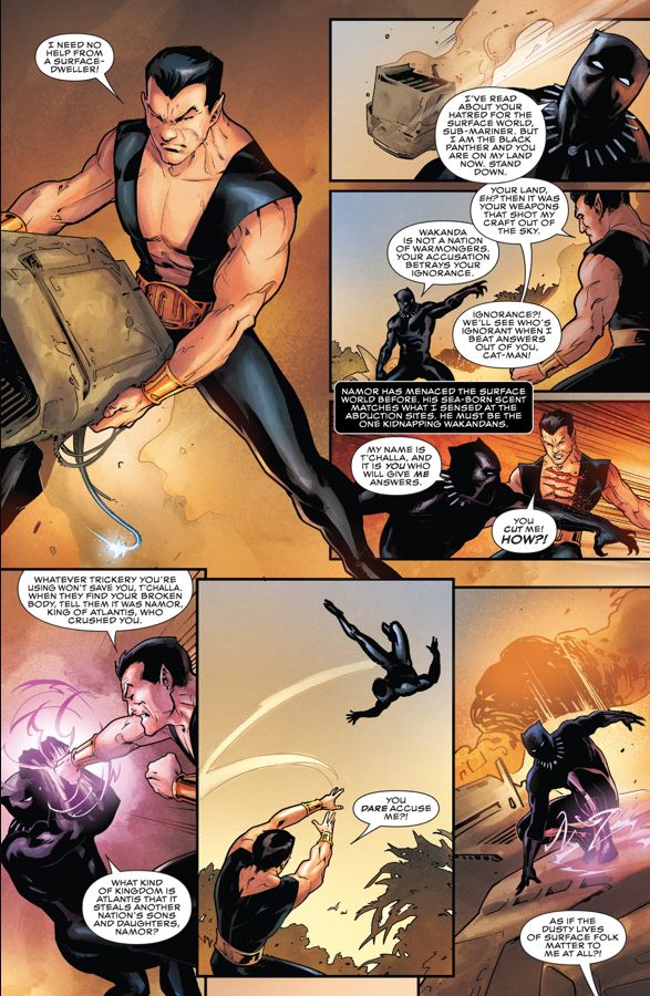Marvel Reveals Black Panther and Namor’s First Fight & Team-Up