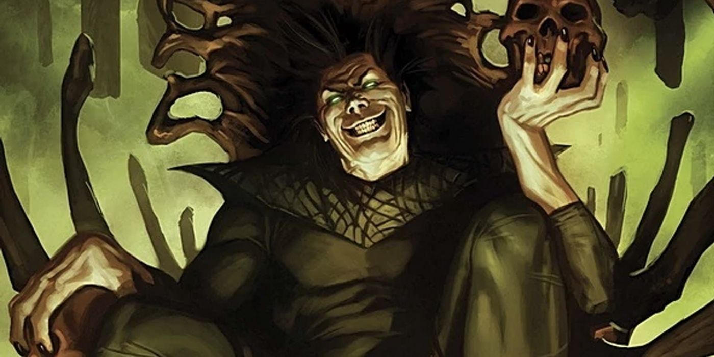Nightmare smiles with evil intent from Marvel comics 