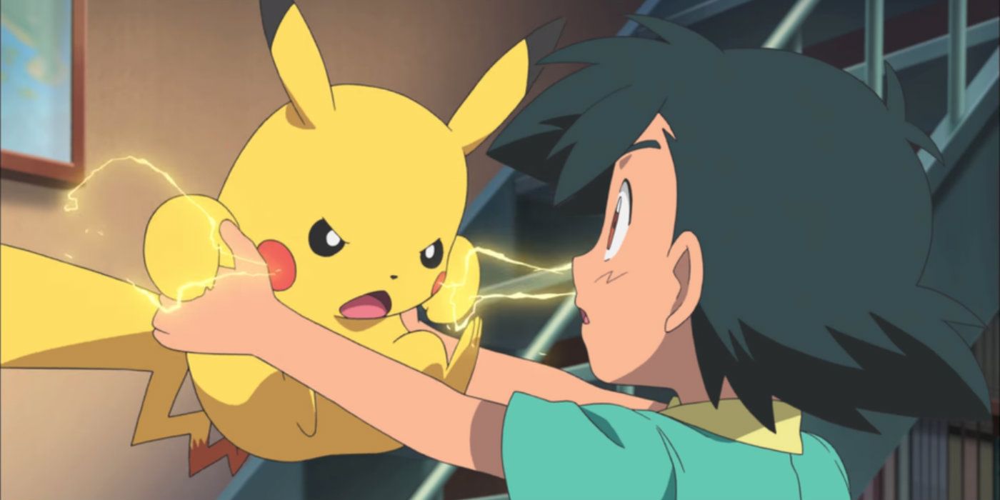 Pokemon anime Pikachu and Ash