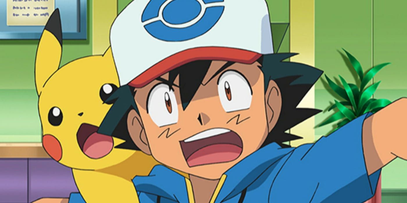 Ash and Pikachu scared in Pokemon