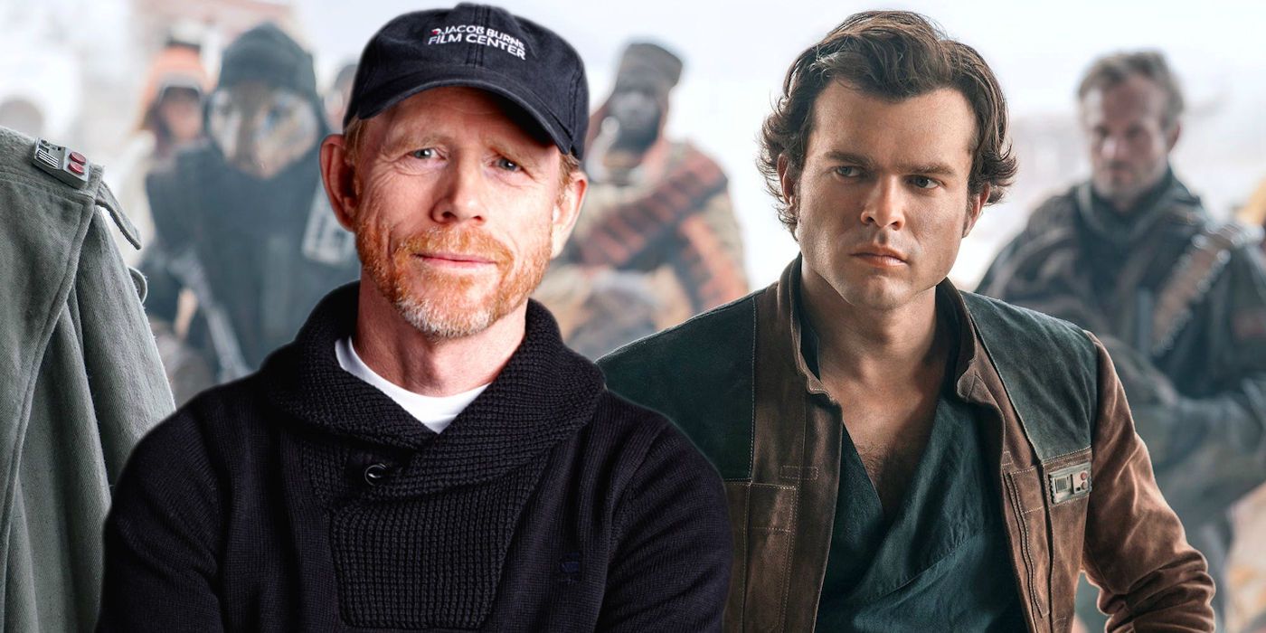 Ron Howard and Alden Ehrenreich in Solo A Star Wars Story